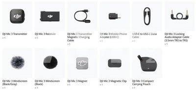 DJI Mic 3 (1 TX + 1 RX)