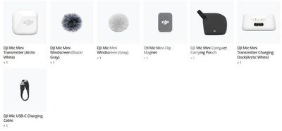 DJI Mic Mini Transmitter (Arctic White)