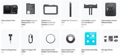 DJI Osmo Action 5 Pro Skiing Combo