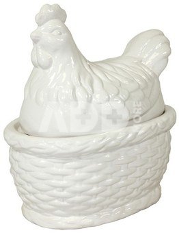 Dubuo Višta gūžtoje keramikinis baltas 19x17x11,5 cm 100222