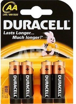 Duracell AA/LR6, Alkaline Basic MN1500, 4 pc(s)