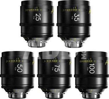 DZO Optics DZOFilm Arles FF/VV Prime Cine 5-Lens Set A (PL) (Metric)