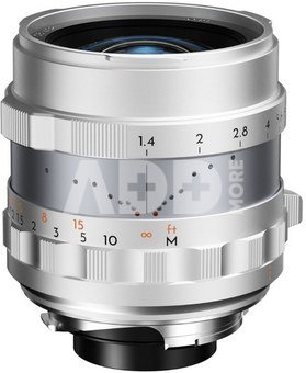 DZO Optics Thypoch Full-frame Photography Lens Simera 28mm f1.4 for Leica M Mount_（Focus Tab） Type ii_Silver