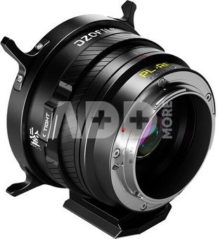 DZOFilm Marlin 1.6x Expander PL lens to RF camera