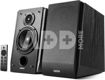 Edifier Subwoofer Supported Bookshelf Speakers R1855DB Matte black, Bluetooth, Wireless connection