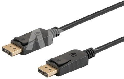 Elmak Cable DisplayPort M - DisplayPort M, version 1.2, 4K, gold-plated tips, 2m SAVIO CL-136