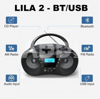 LILA2 USB/BT silver
