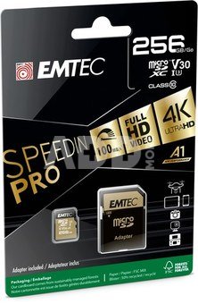 Micro SDXC 256GB Class 10 V30 UHS-I ECMSDM256GXC10SP
