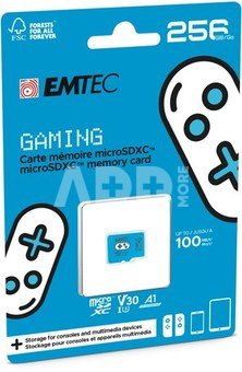 mSD 256GB UHSI U3 V30 A1 Gaming Bl