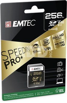 SD 256GB UHS-II V60 SpeedIN Pro+