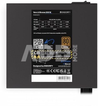 Endorfy Power Supply Vero L5 500W 80 Plus Bronze