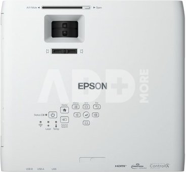 Epson 3LCD projector EB-L260F Full HD (1920x1080), 4600 ANSI lumens, White, Wi-Fi, Lamp warranty 12 month(s)