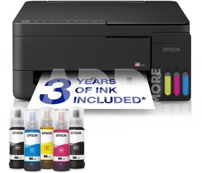 Epson EcoTank | L3352 | Inkjet | Colour | Multifuction Printer | A4 | Wi-Fi | Black