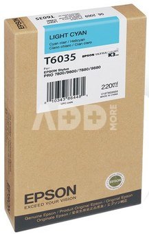 Epson ink cartridge light cyan T 603 220 ml T 6035