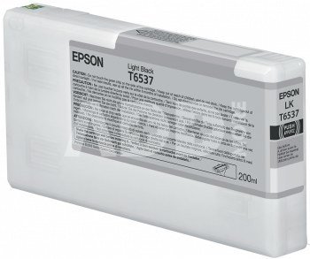 Epson ink cartridge light black T 653 200 ml T 6537 C13T653700