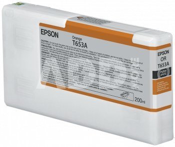 Epson ink cartridge orange T 653 200 ml T 653A