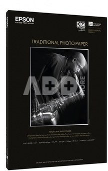 Epson Traditional Photo Paper semi gloss A 4, 25 sheets, 330 g