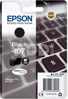 Epson WF-4745 Series Ink Cartridge L Black Ink Cartridge, Black