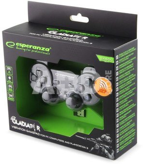 Esperanza GAMEPAD WIRELESS 2.4GH PS3/PC GLADITOR