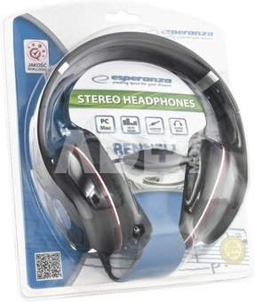 Esperanza HEADPHONES AUDIO STEREO EH141K RENELL BLACK