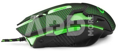 Esperanza WIRED FOR PLAYERS MOUSE 6D Optical USB MX207 COBRA