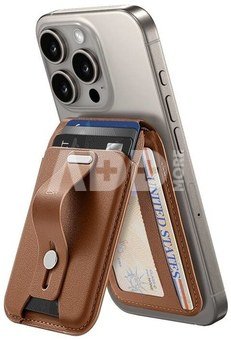 ESR magnetic wallet with stand function (brown)
