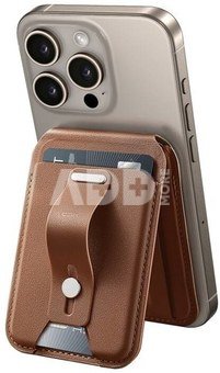 ESR magnetic wallet with stand function (brown)