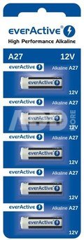 everActive ALKALINE BATTERY 27A 12 V BLISTER 5 PCS.