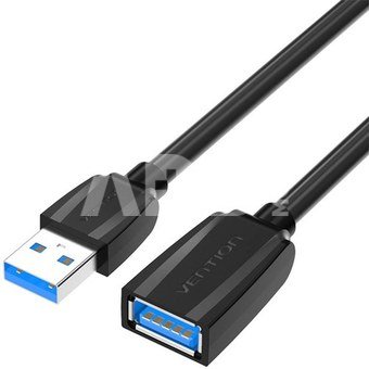 Extension Cable USB 3.0, male USB to female USB, Vention 1.5m (Black)