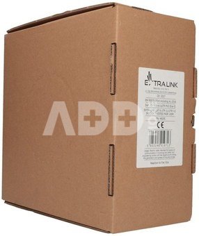 Extralink Cable CAT6 UTP (U/UTP) V2 indoor 100m