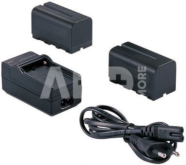 Falcon Eyes 2 x Battery NP-F750 + Battery Charger SP-CHG for LED Lamp