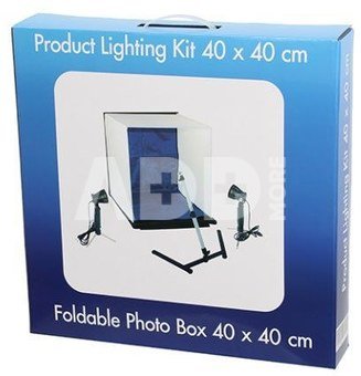 Falcon Eyes Foldable Photo Box PBK-40AB-2LS 40x40 cm + 2 x 50W Lamps