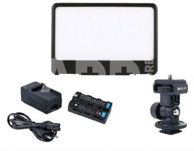 Falcon Eyes Soft LED Lamp Set Dimmable DV-80SL-K2 incl. Battery