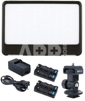 Falcon Eyes Soft LED Lamp Set DV-80SL with 2 batteries