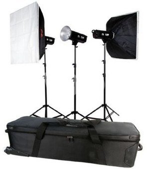 Falcon Eyes Studio Flash Set TFK-3400A with Bag