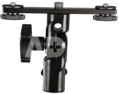 Falcon Eyes Twin Mount Tilting Bracket + 2 x Hotshoe CLD-14A
