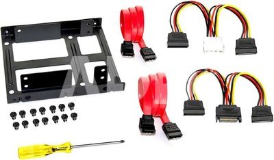 Fantec Mounting frame 2 x 2,5 HDD SSD