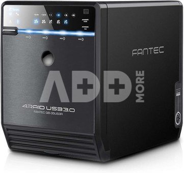 FANTEC QB-35 US 3 R black 4Bay Box Raid