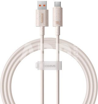 Fast Charging cable Baseus USB to USB-C Habitat Series 1m 100W (pink)
