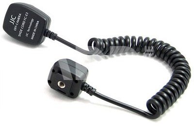 JJC FC E3 (0.9M)   Off Camera Shoe Cord (Canon OC E3)