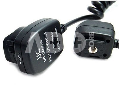 JJC FC E3 (0.9M)   Off Camera Shoe Cord (Canon OC E3)