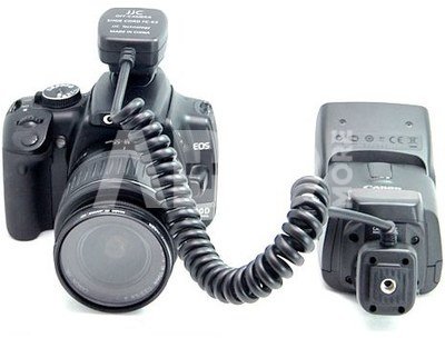 JJC FC E3 (0.9M)   Off Camera Shoe Cord (Canon OC E3)