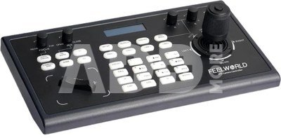 FEELWORLD KBC10 PTZ CAMERA CONTROLLER WITH JOYSTICK AND KEYBOARD CONTROL LCD DISPLAY POE SUPPORTED