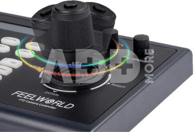 FEELWORLD KBC10 PTZ CAMERA CONTROLLER WITH JOYSTICK AND KEYBOARD CONTROL LCD DISPLAY POE SUPPORTED