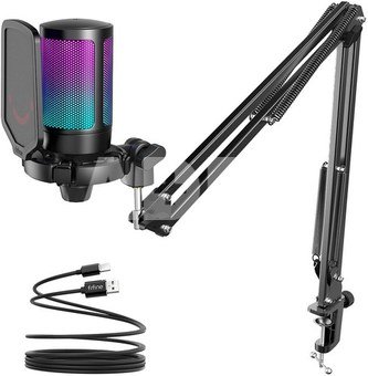 Fifine A6T tripod gaming microphone (black)