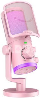 Fifine AM6 Condenser Microphone (Pink)