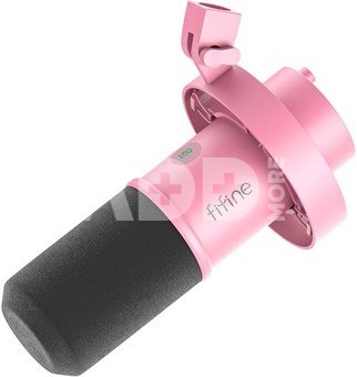 Fifine K688P dynamic microphone (pink)