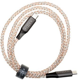 Fixed | Glowing Charging Cable USB-C/USB-C, PD support, Rainbow | FIXDLED-CC-RA