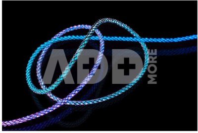 Fixed | Glowing Charging Cable USB-C/USB-C, PD support, Rainbow | FIXDLED-CC-RA