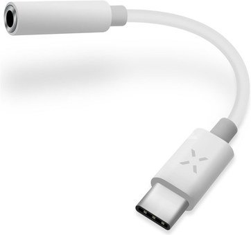 FIXED Link AdapterUSB-C/3.5mm jack, White | Fixed